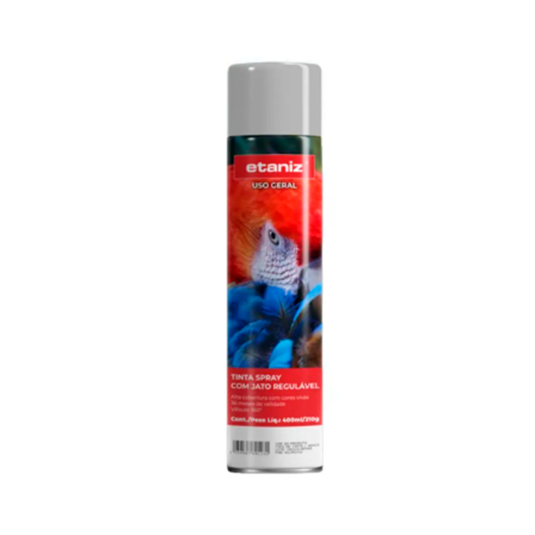 Tinta Spray Uso Geral 400ML Cinza Primer ...