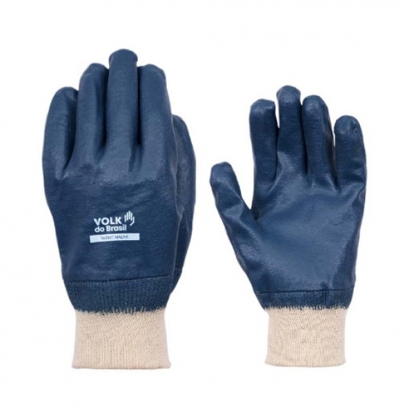 Luva VdBNit Malha Tam M/8 CA 25084 Azul 1...