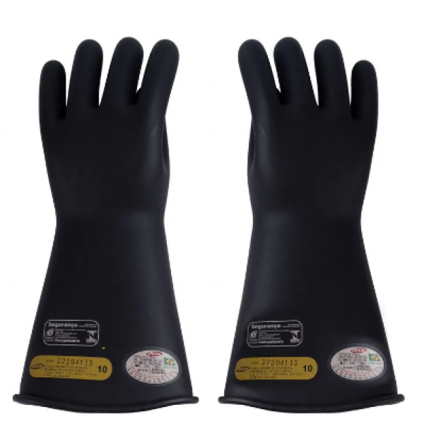 Luva Alta Tensão 20KV Classe 2 Cor: Preta...