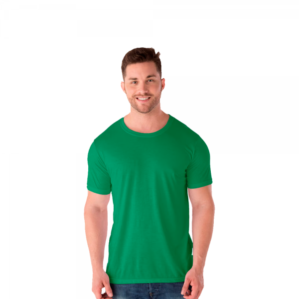 Camiseta Malha PV Gola Careca Manga Curta...