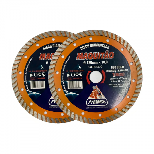 Disco Diamantado Segmentado 180 x 25,24 x...