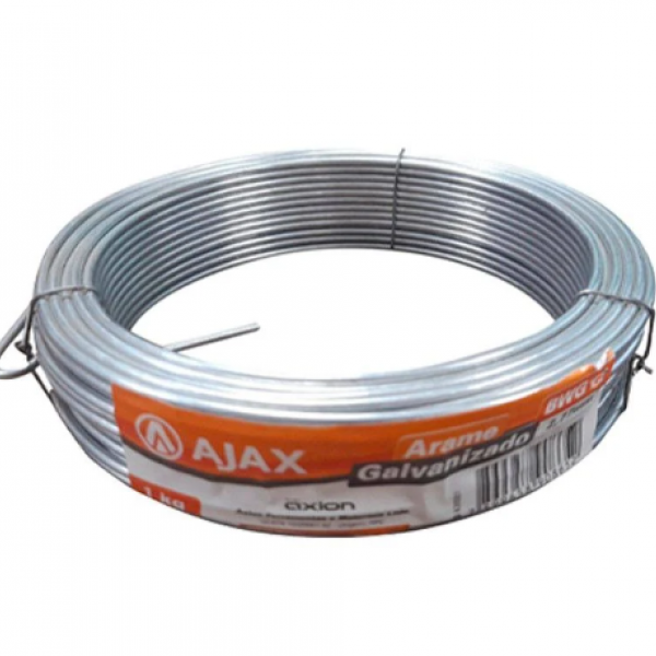 Arame Galvanizado BWG N° 16 - 1,65mm - 1K...