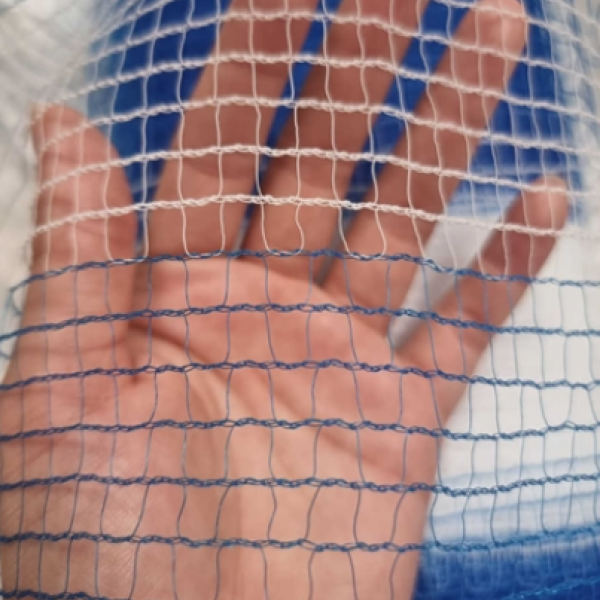 Tela Sinalização Guarda Corpo Azul e Bran...