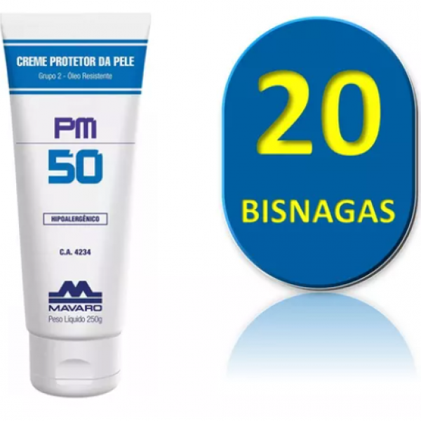 Creme Protetor P/ Pele Luva Quimica (Grup...