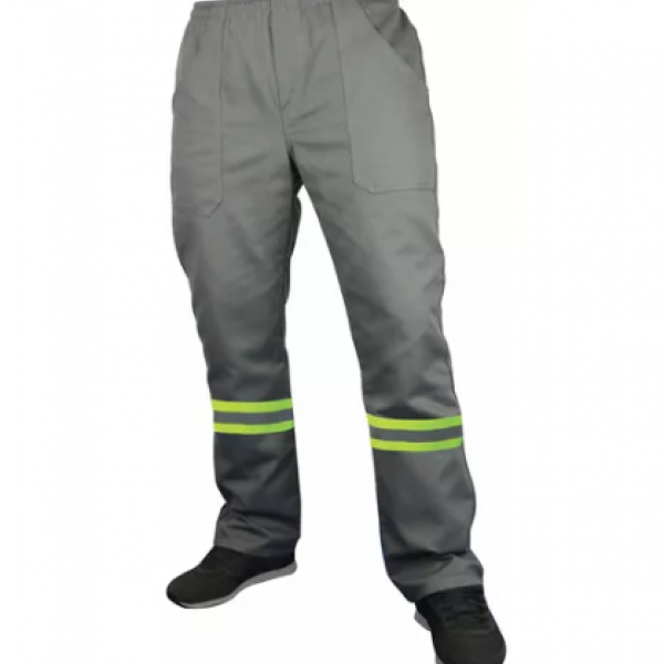Calça Brim Prof. Leve Elastico Total C/ F...