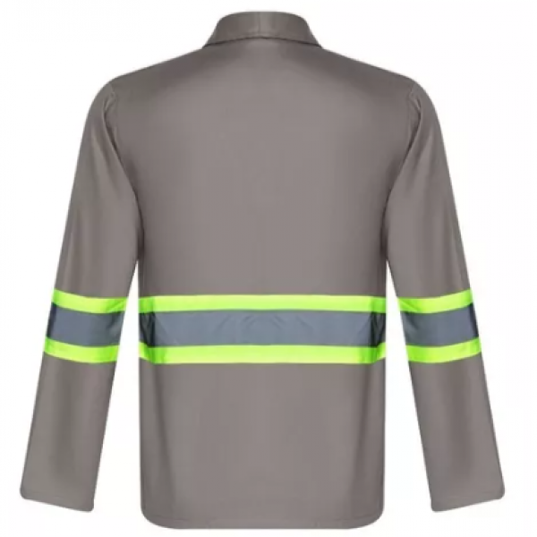 Camisa Brim Prof. Leve Manga Longa Gola I...