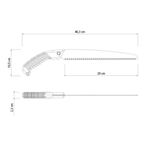 Serrote De Poda - 11,5 C/ Cabo 29cm - TRA...
