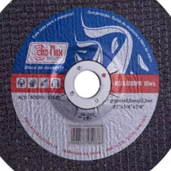 Disco Desbaste 7 x 7/8 x 1/4 - 180 x 22,3...
