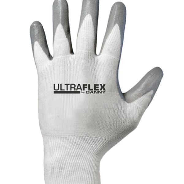 Luva Nylon C/ Palma Nitrílica Ultraflex -...