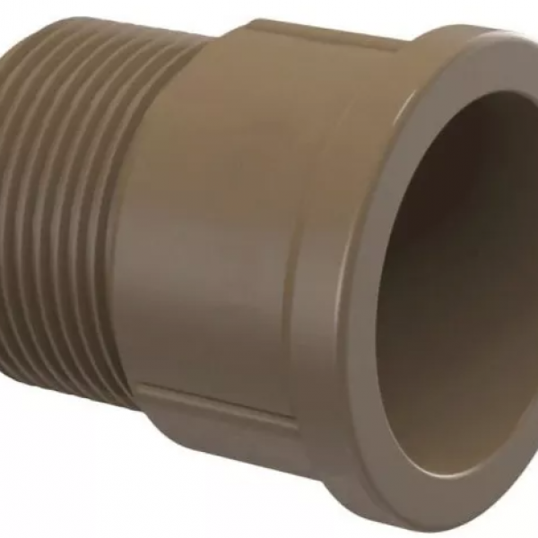 Adaptador Soldavel Curto Cor: Marrom 2 X ...