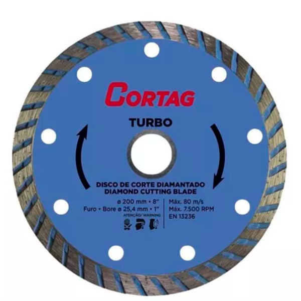 Disco Corte Diamantado Turbo Para Mármore...