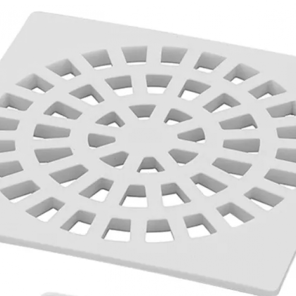 Grelha PVC Quadrada (6 Unidades) Cor: Bra...