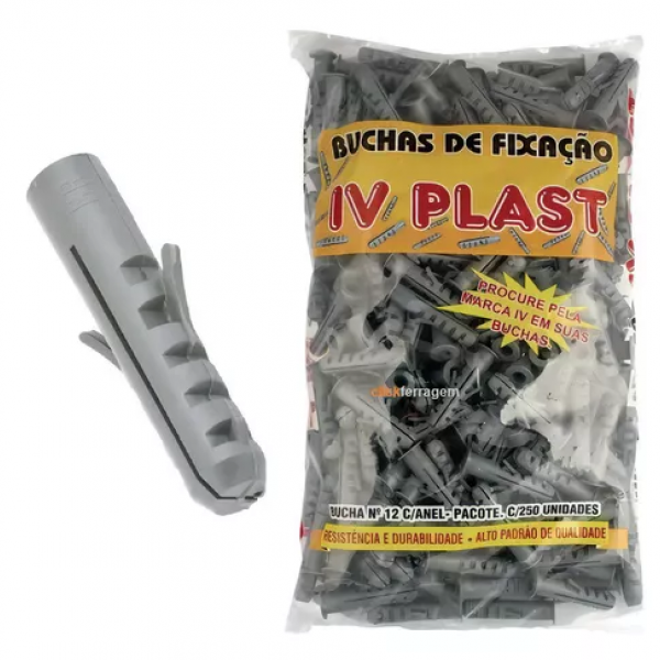 Bucha Fixação Plastica (250 Unidades) N° ...