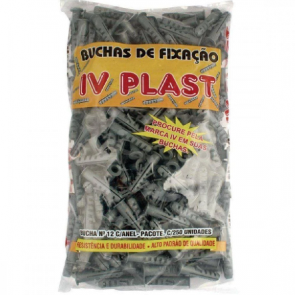 Bucha Fixação Plastica (250 Unidades) N° ...