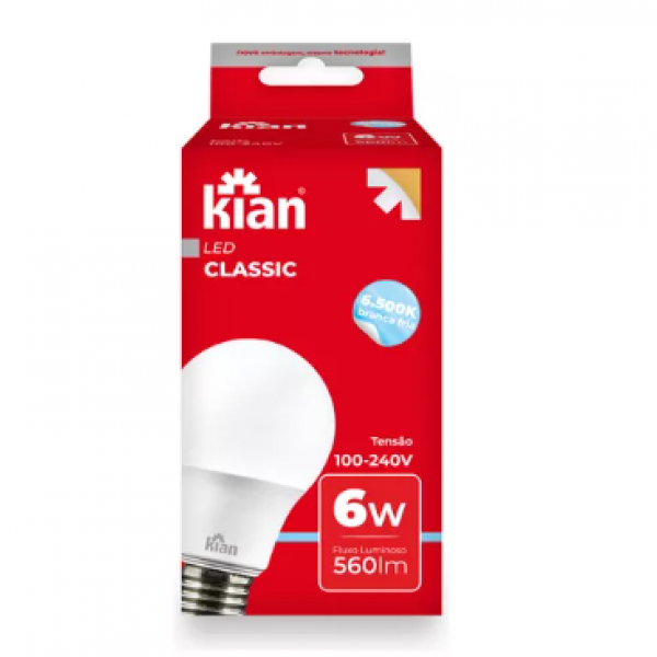 Lâmpada Led Bulbo A60 - 12w/6500k/BIVOLT ...