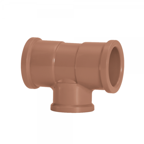 Tee de Redução Marrom Soldável 32x25MM 11...