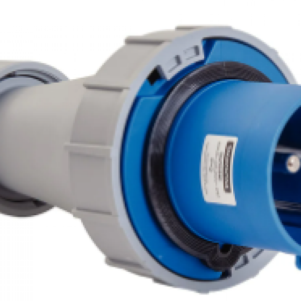 Plugue 2P+T 220V/63A/6H - Azul - REF: 562...