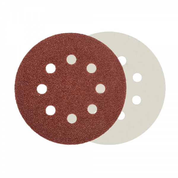Disco de Lixa Pluma 5" G120 com 8 Furos 1...