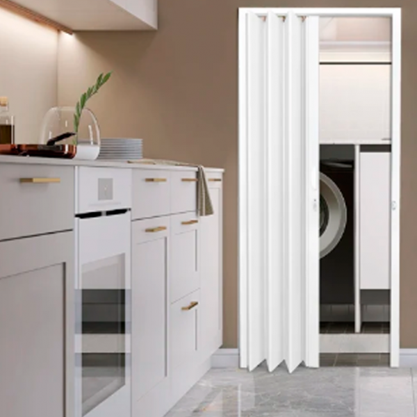 Porta Sanfonada PVC Branca 70 X 2,10MTS 2...