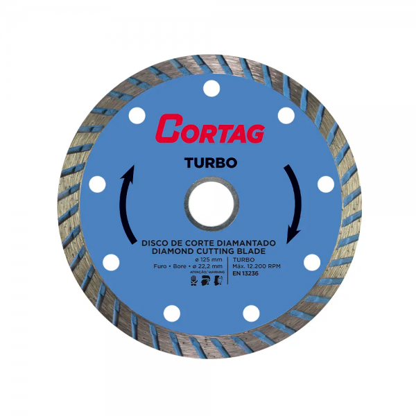 Disco de Corte Diamantado Turbo para Porc...