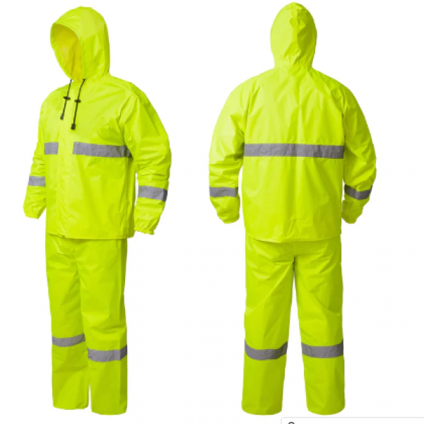 Conjunto Capa Chuva Nylon Emborrachado C/...