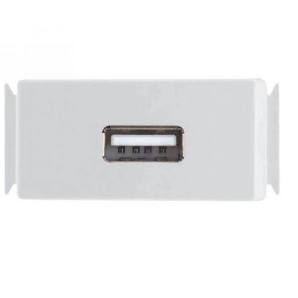 Modulo 1 Tomada USB Mod. Aria Bivolt/1,5A...