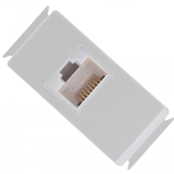 Modulo 1 Tomada Telefone RJ11 Mod. Aria C...
