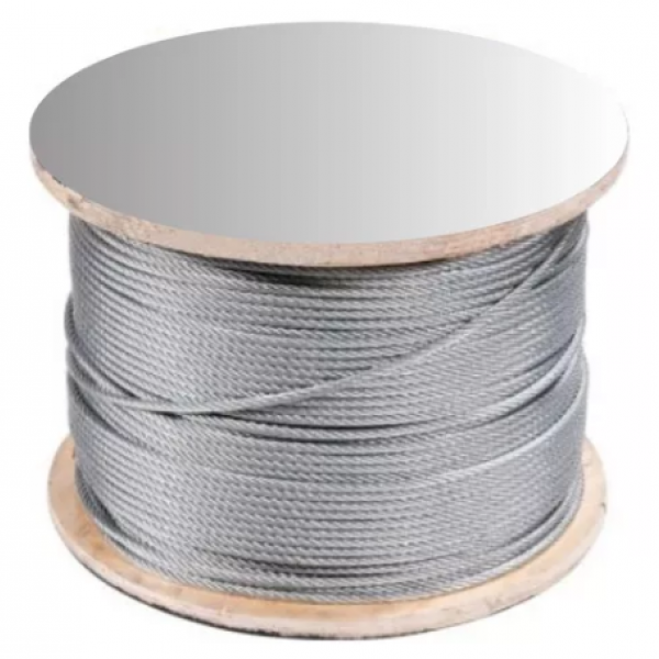 Cabo de Aço Galvanizado Recapado 1/16 - 6...