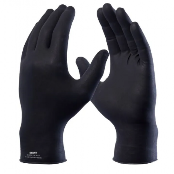 Luva Latex Natural Sem Forro MaxBlack (Pr...