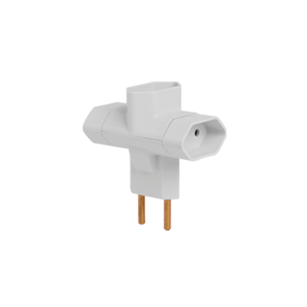 Pino 3 Saídas Tipo T 2P 250V 10A 1213 ILUMI