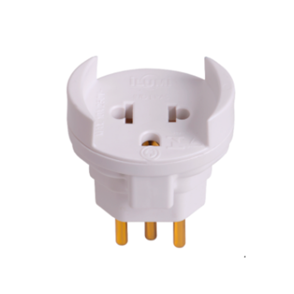 Pino Adaptador Universal 2P+T 250V 10A 12...