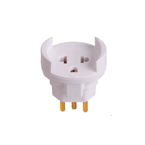 Pino Adaptador Universal 2P+T 250V 10A 12...
