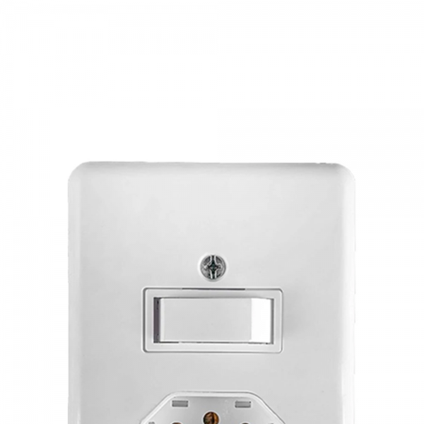 Conjunto 1 Interruptor Simples + 1 Tomada...