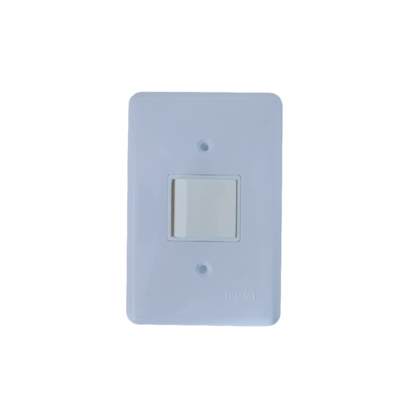 Conjunto 1 Interruptor Bipolar Com Placa ...