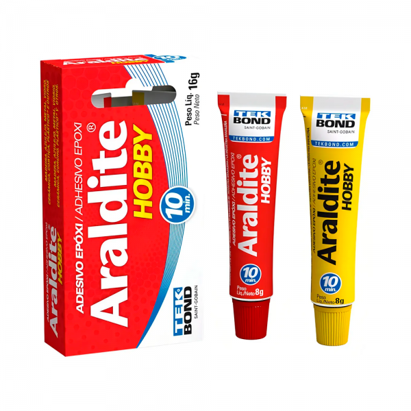 Araldite Cola Epóxi Hobby 10Min 6g Tek Bond
