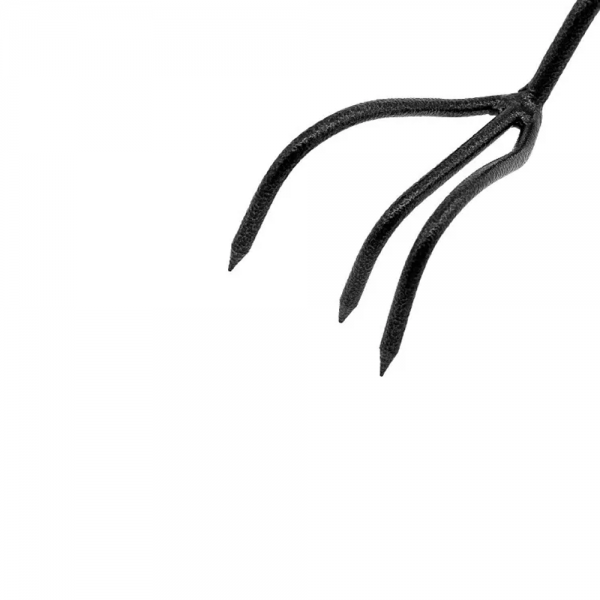 Ancinho Curvo 3 Dentes com Cabo Emborrach...