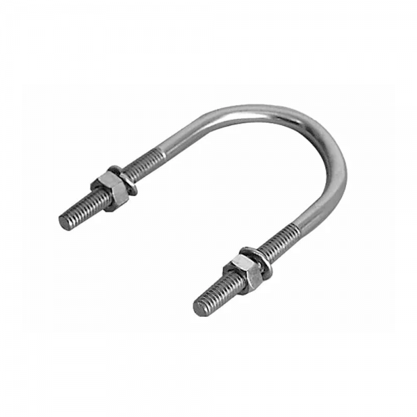 Abraçadeira de Aço Tipo U p/ Vergalhão 2x...