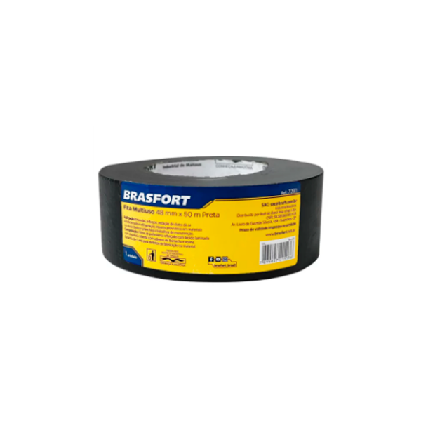Fita Adesiva Multiuso 48mm X 50MTS 7291BR...