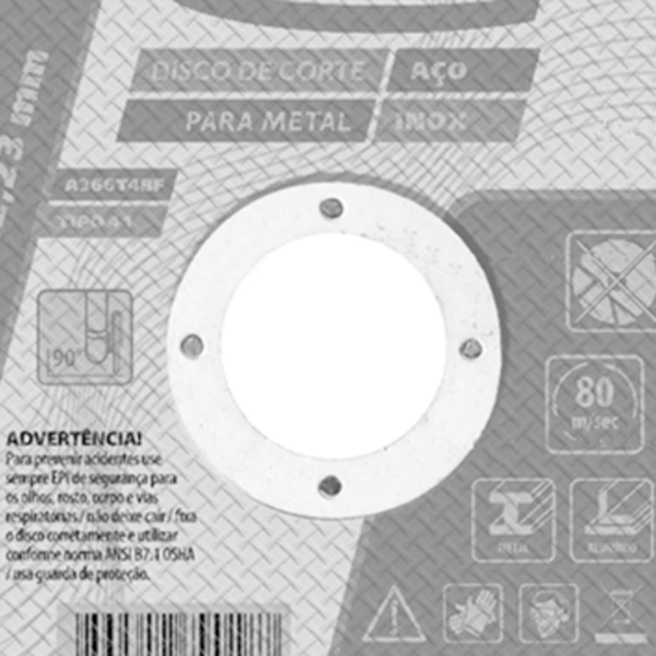 Disco Corte Ferro Inox 4.1/2 X 7/8 X 3/64...