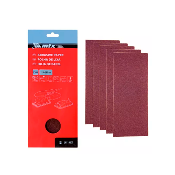 Lixa Madeira Grão 100 115 X 280MM 7566239...