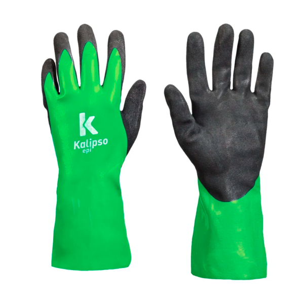 Luva Fibra Sintetica Revestimento Nitrili...