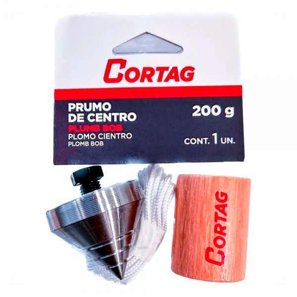 Prumo de Centro Aço 200g 61593 Cortag