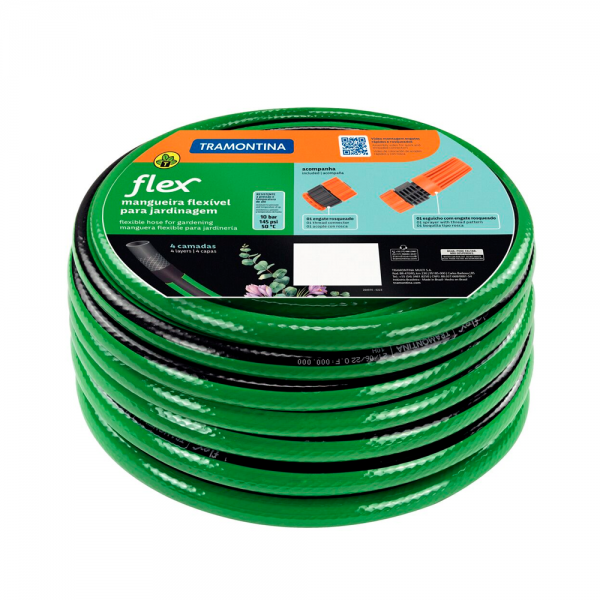 MANGUEIRA JARDIM TRANÇADA 1/2 X 30MTS COR...