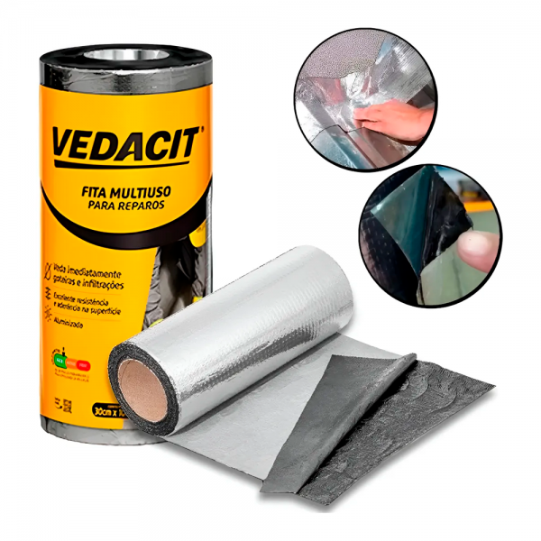 FITA ASFALTICA ALUMINIO 30CM X 10MTS REF:...