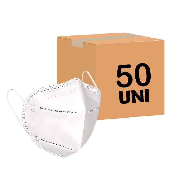Kit 50 Máscara de Proteção Descartável N9...