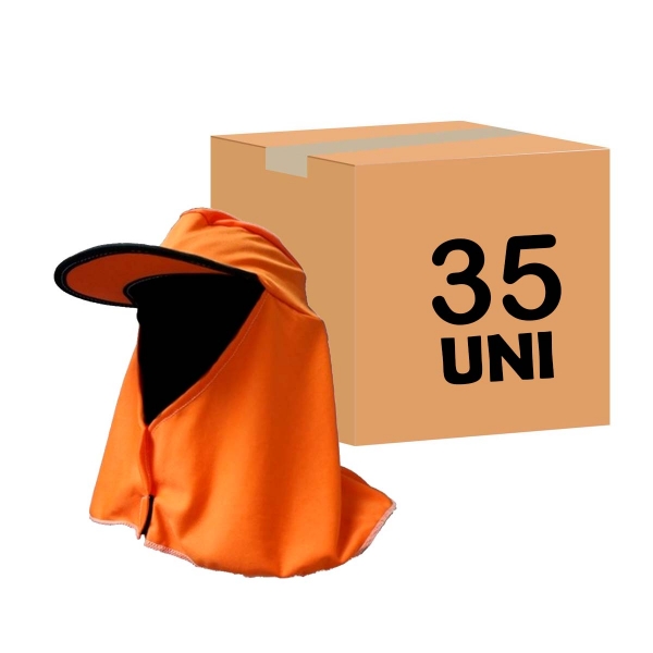 Kit 35 Bone Arabe Helanca Light Laranja E...