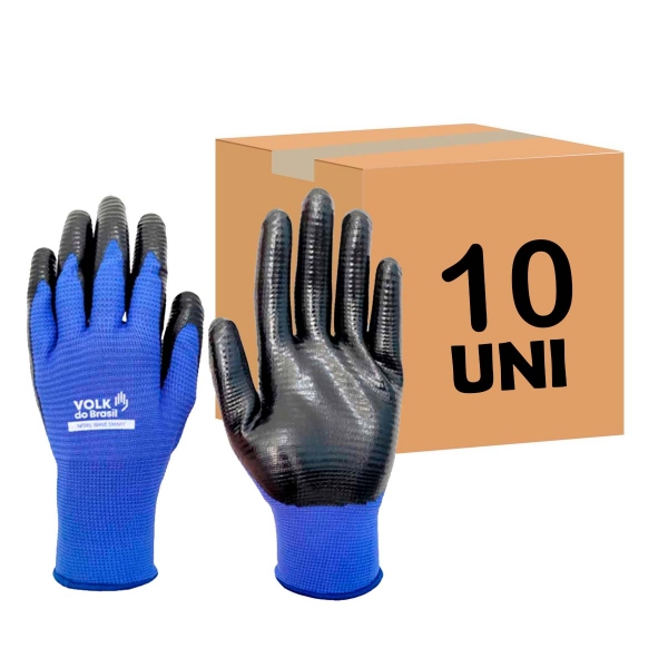 Kit 10 Luva Nitril Wave Smart CA 46803 10...