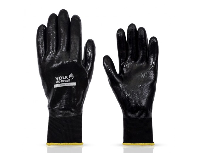 Luva Nitril Full Preta CA 25280 - VOLK