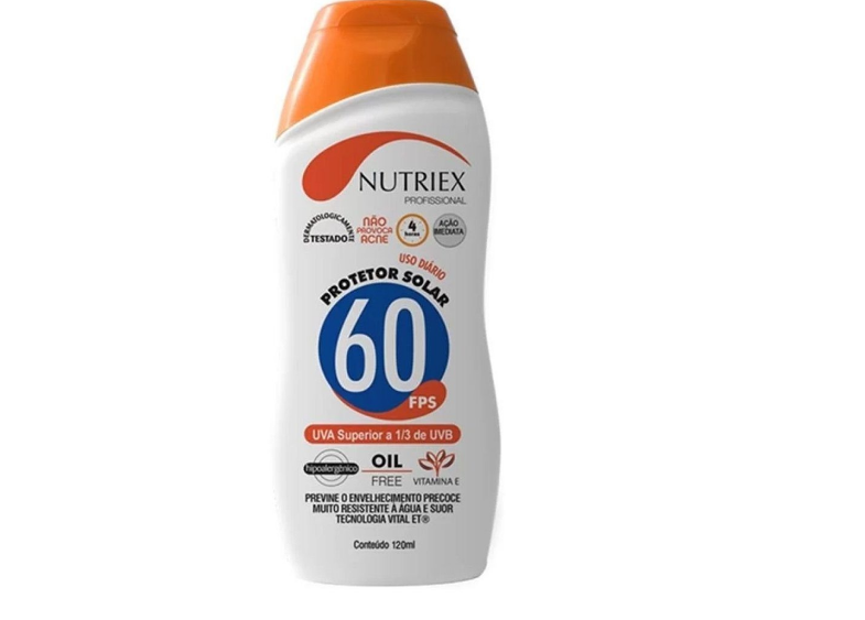 Protetor Solar FPS-60 1/3 UVA - Nutriex