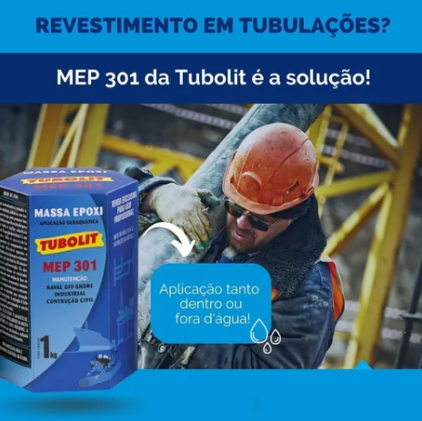 Massa Epoxi A+B Mep 301 1KG - REF TUB009 ...